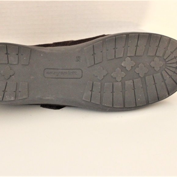 Easy Spirit Booties Brown Suede Round Toe Size 8 1/2 - Picture 9 of 10